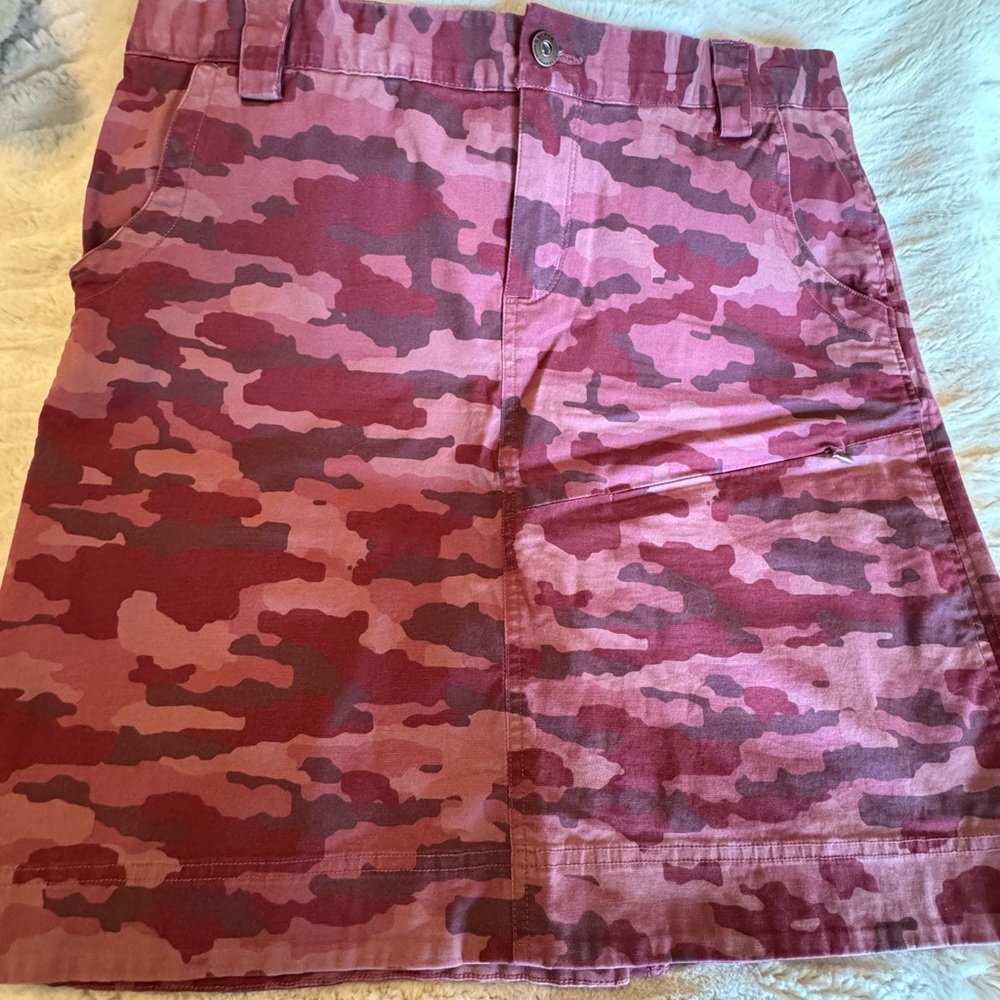 Duluth Trading Camo Skort, Sz 14